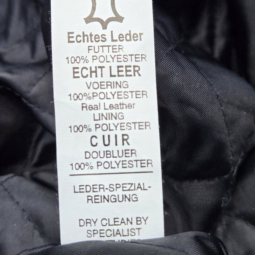 Echtes Leder Mens Leather Motorcycle Jacket Padded Genuine Moto Rider Biker 42 - Picture 11 of 14